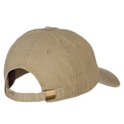 Arizona with Map Outline Embroidered Washed Cotton Twill Cap