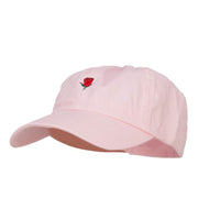 Mini Rose Embroidered Low Cap