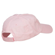 Mini Rose Embroidered Low Cap