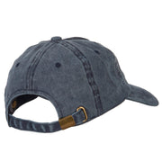 Arizona with Map Outline Embroidered Washed Cotton Twill Cap