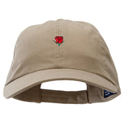 Mini Rose Embroidered Low Cap