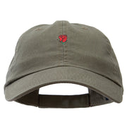 Mini Rose Embroidered Low Cap