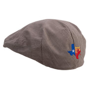 Texas Golf Club Embroidered Men's Linen Summer Ivy Cap - Charcoal OSFM