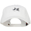 Ragdoll Cat Head Embroidered Washed Cotton Twill Cap