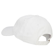 Ragdoll Cat Head Embroidered Washed Cotton Twill Cap