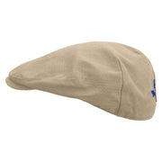 Texas Golf Club Embroidered Men's Linen Summer Ivy Cap - Khaki OSFM