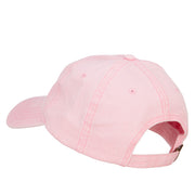 Ragdoll Cat Head Embroidered Washed Cotton Twill Cap