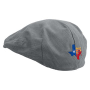 Texas Golf Club Embroidered Men's Linen Summer Ivy Cap - Slate OSFM