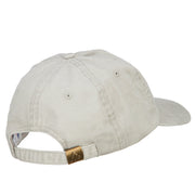 Ragdoll Cat Head Embroidered Washed Cotton Twill Cap