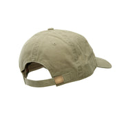 Rosy Rose Embroidered Washed Solid Pigment Dyed Cotton Twill Brass Buckle Cap