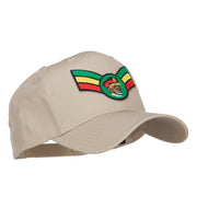 Crown Wing King Rasta Patched Cap