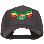 Crown Wing King Rasta Patched Cap