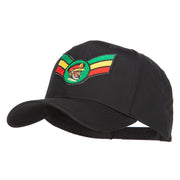 Crown Wing King Rasta Patched Cap