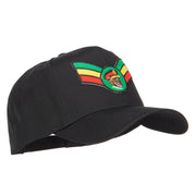 Crown Wing King Rasta Patched Cap