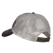 M-16 Rifle Embroidered Low Profile Mesh Cap