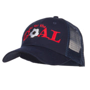 Go For Goal Embroidered Trucker Cap