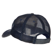 M-16 Rifle Embroidered Low Profile Mesh Cap