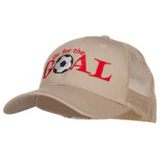 Go For Goal Embroidered Trucker Cap