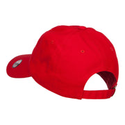 I Love Reggae Embroidered Unstructured Cap