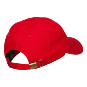 I Love Reggae Embroidered Unstructured Cap