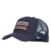 Thin Red Line USA Flag Patched Mesh Cap