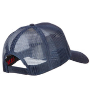 Thin Red Line USA Flag Patched Mesh Cap