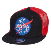 NASA Lunar Patched Flat Bill Mesh Cap