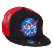 NASA Lunar Patched Flat Bill Mesh Cap