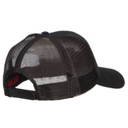 Thin Red Line USA Flag Patched Mesh Cap