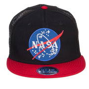 NASA Lunar Patched Flat Bill Mesh Cap