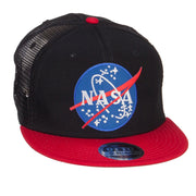 NASA Lunar Patched Flat Bill Mesh Cap