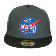 NASA Lunar Patched Flat Bill Mesh Cap