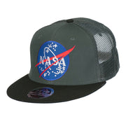 NASA Lunar Patched Flat Bill Mesh Cap