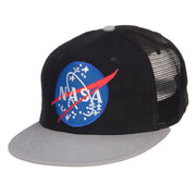 NASA Lunar Patched Flat Bill Mesh Cap