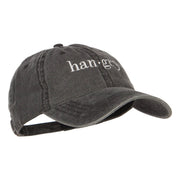 Hangry Embroidered Washed Cap