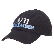 911 Remembered Embroidered Low Profile Cap