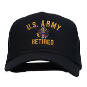 US Army Retired Military Embroidered Cap