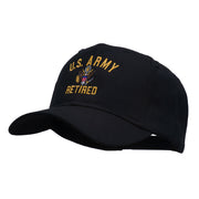 US Army Retired Military Embroidered Cap