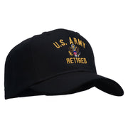 US Army Retired Military Embroidered Cap