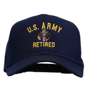 US Army Retired Military Embroidered Cap