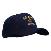 US Army Retired Military Embroidered Cap