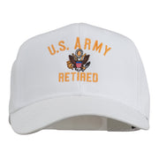 US Army Retired Military Embroidered Cap