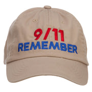 911 Remembered Embroidered Low Profile Cap