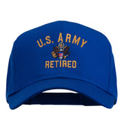 US Army Retired Military Embroidered Cap