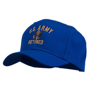 US Army Retired Military Embroidered Cap