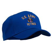 US Army Retired Military Embroidered Cap