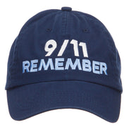 911 Remembered Embroidered Low Profile Cap