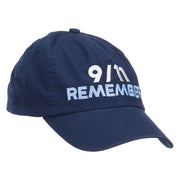 911 Remembered Embroidered Low Profile Cap