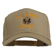 US Army Retired Military Embroidered Cap