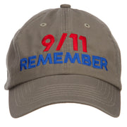 911 Remembered Embroidered Low Profile Cap